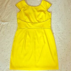 ROZ & ALI 🟡 YELLOW DRESS SZ:14